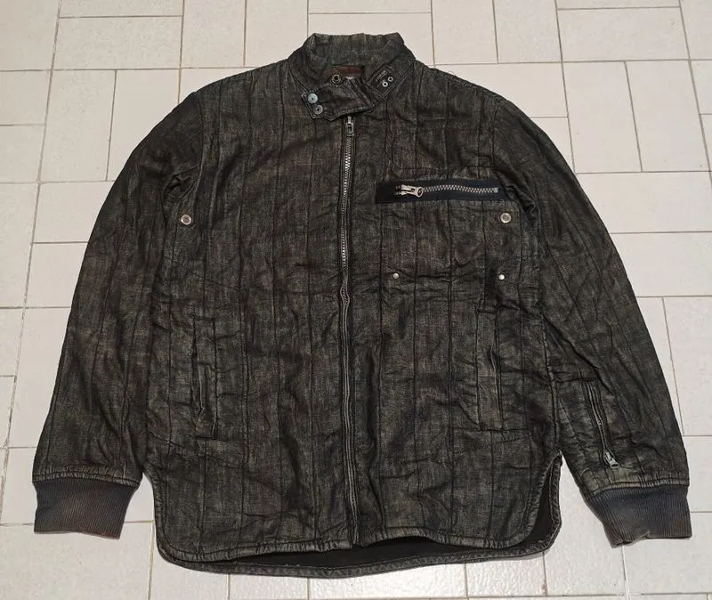 Jaket Casual Motoran Tebal G-Star Raw Dark Grey  photo 1