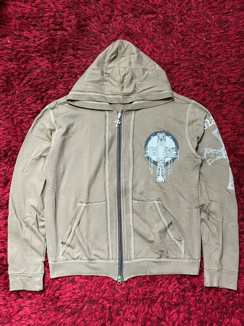 y2k ziphoodie monarchy rhimestone photo 1