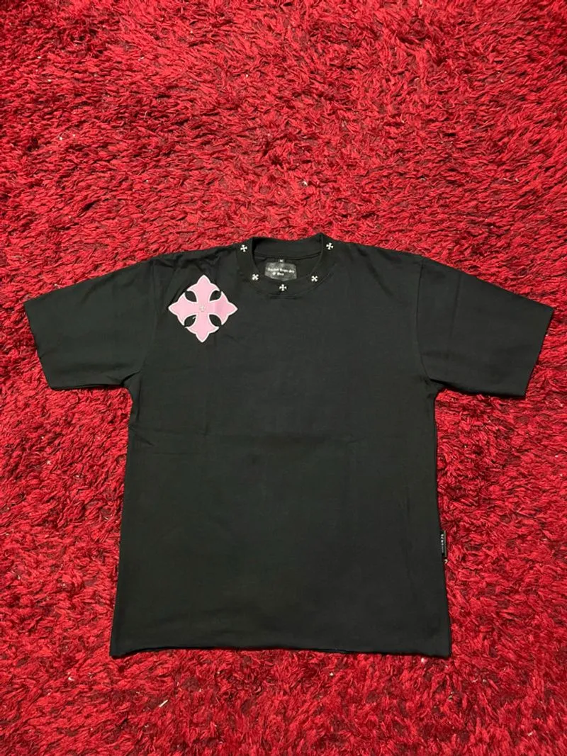 unfinished tshirt “basic pink patch” photo 1
