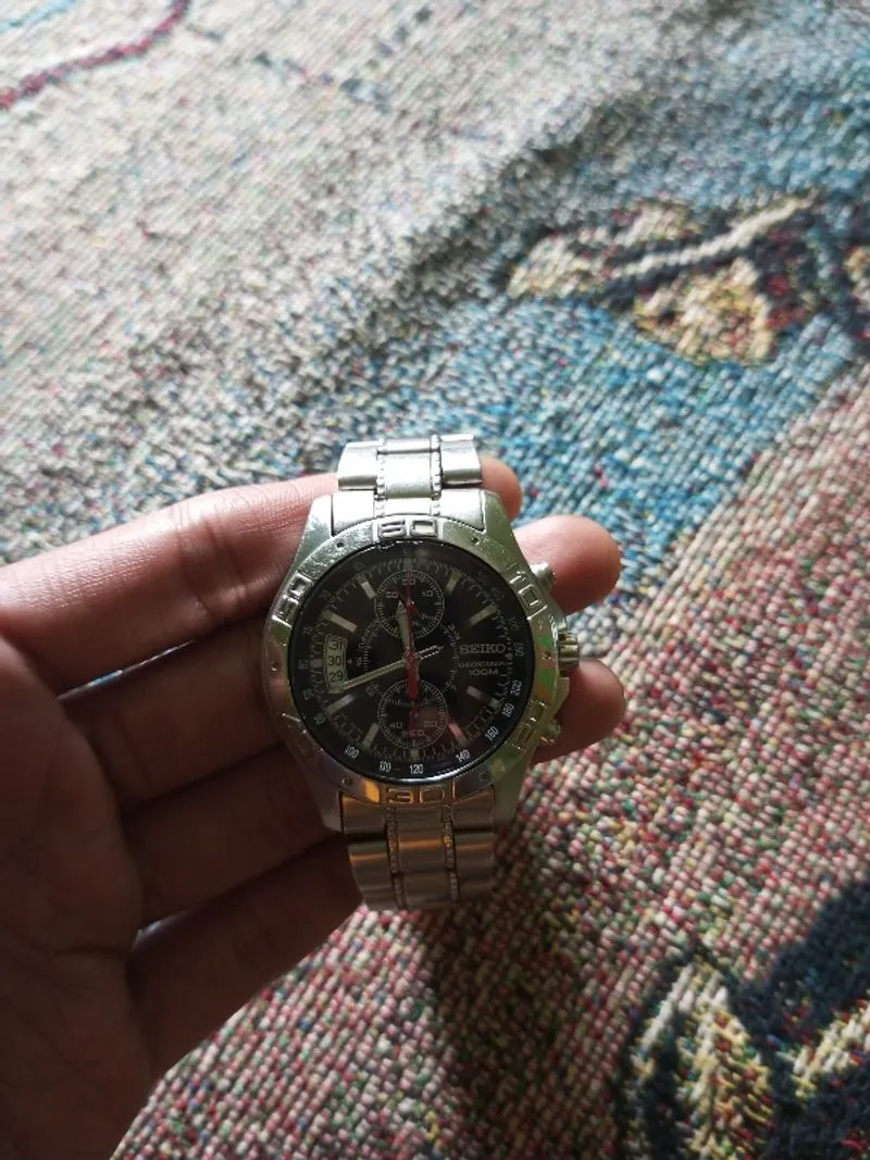 Authentic jam tangan vintage Seiko posfor chronograph photo 1