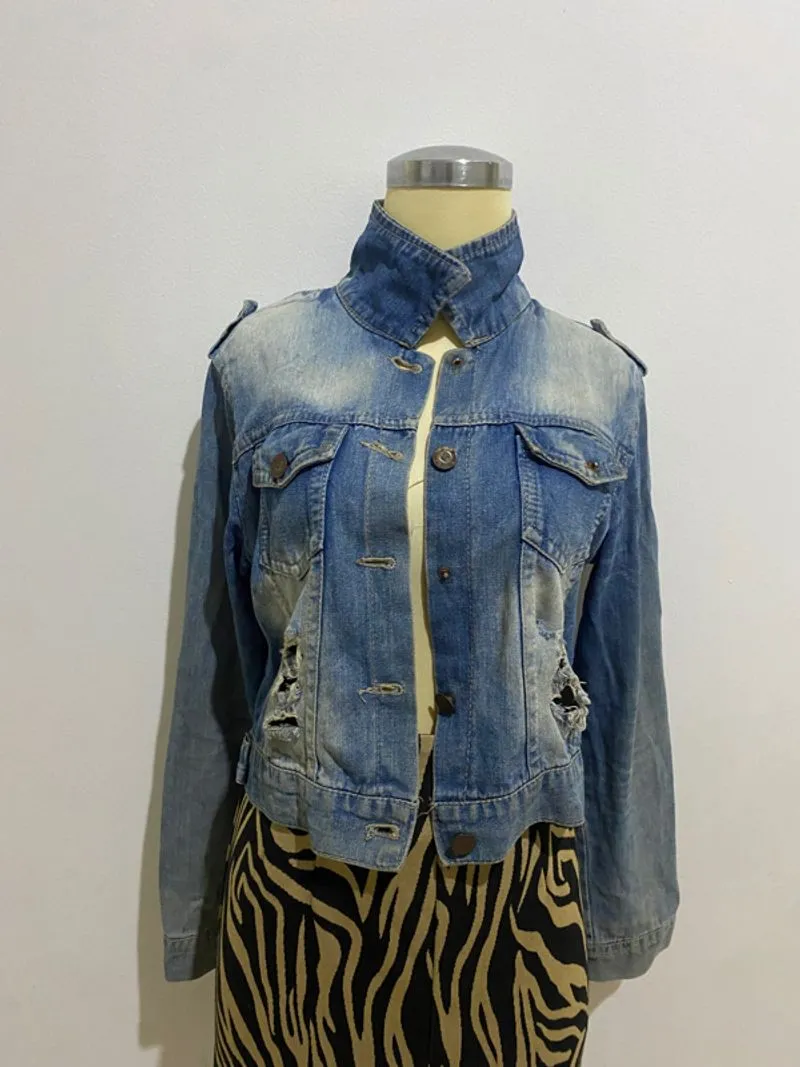 jaket jeans y2k streetwear photo 1