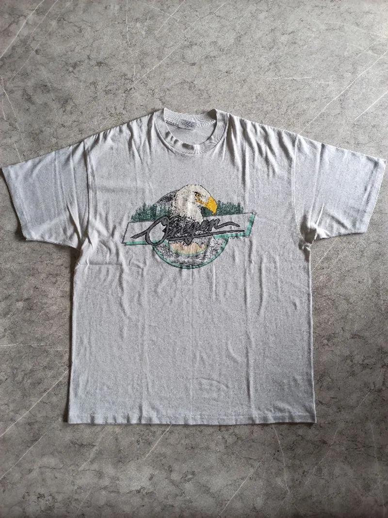 Kaos Vintage 80s Oregon Eagle photo 1