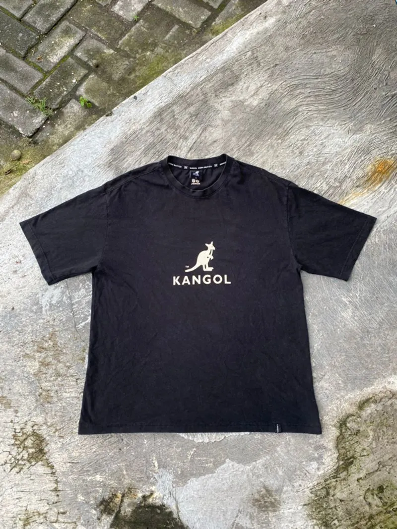 KANGOL BigLogo Tshirt Black photo 1