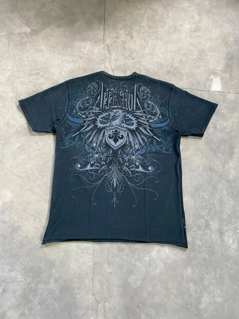 Very Rare Find In Indo Afflicition Reversible Tee Y2k Grunge photo 1