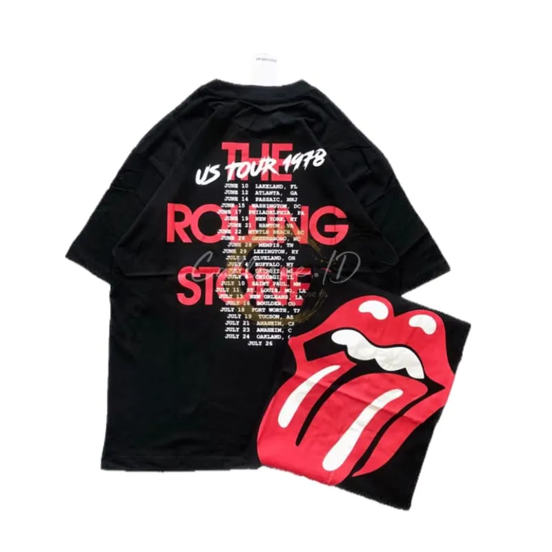 Pull & Bear Vintage Grunge T-shirt Pria black photo 1