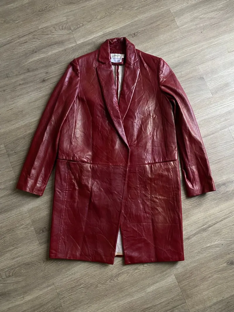 LEWITT LONG CASUAL LEATHER JACKET | OUTER photo 1