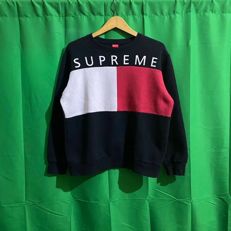 Crewneck S.p.m - Size M - Jaket Sweater Sweatshirts hitam photo 1