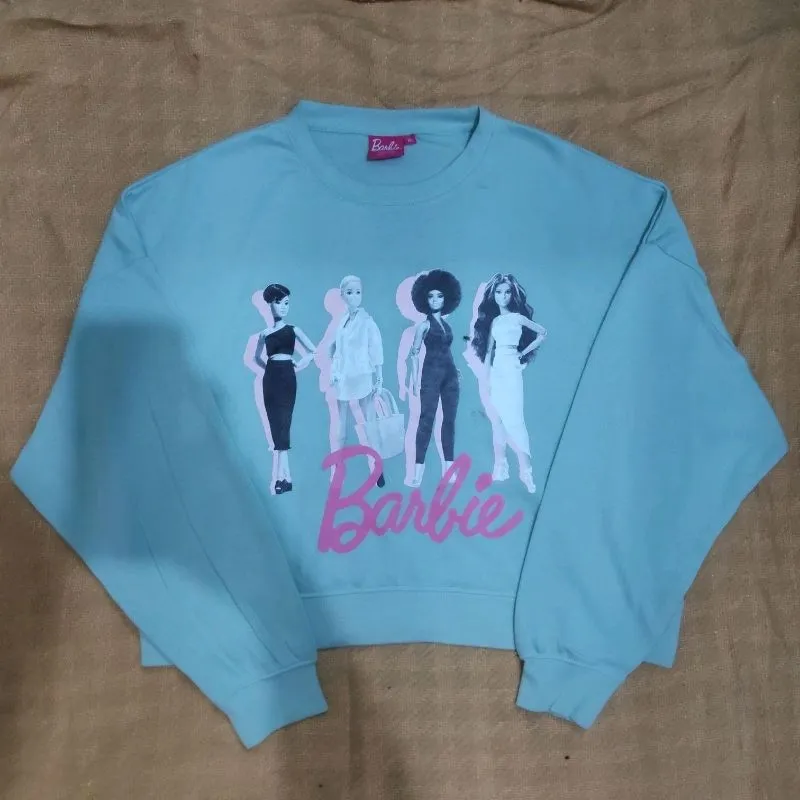 Crewneck wanita Barbie official size XL (boxy fit) photo 1