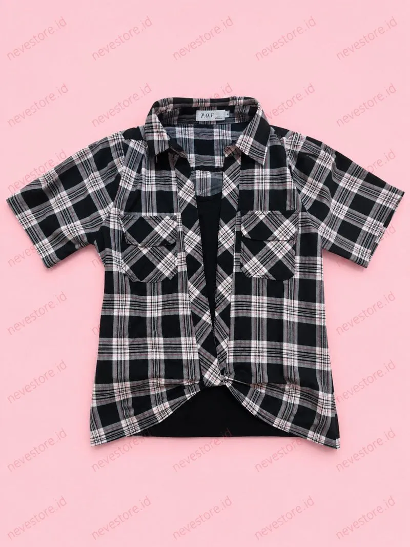 Kemeja Pop Plaid Shirt photo 1