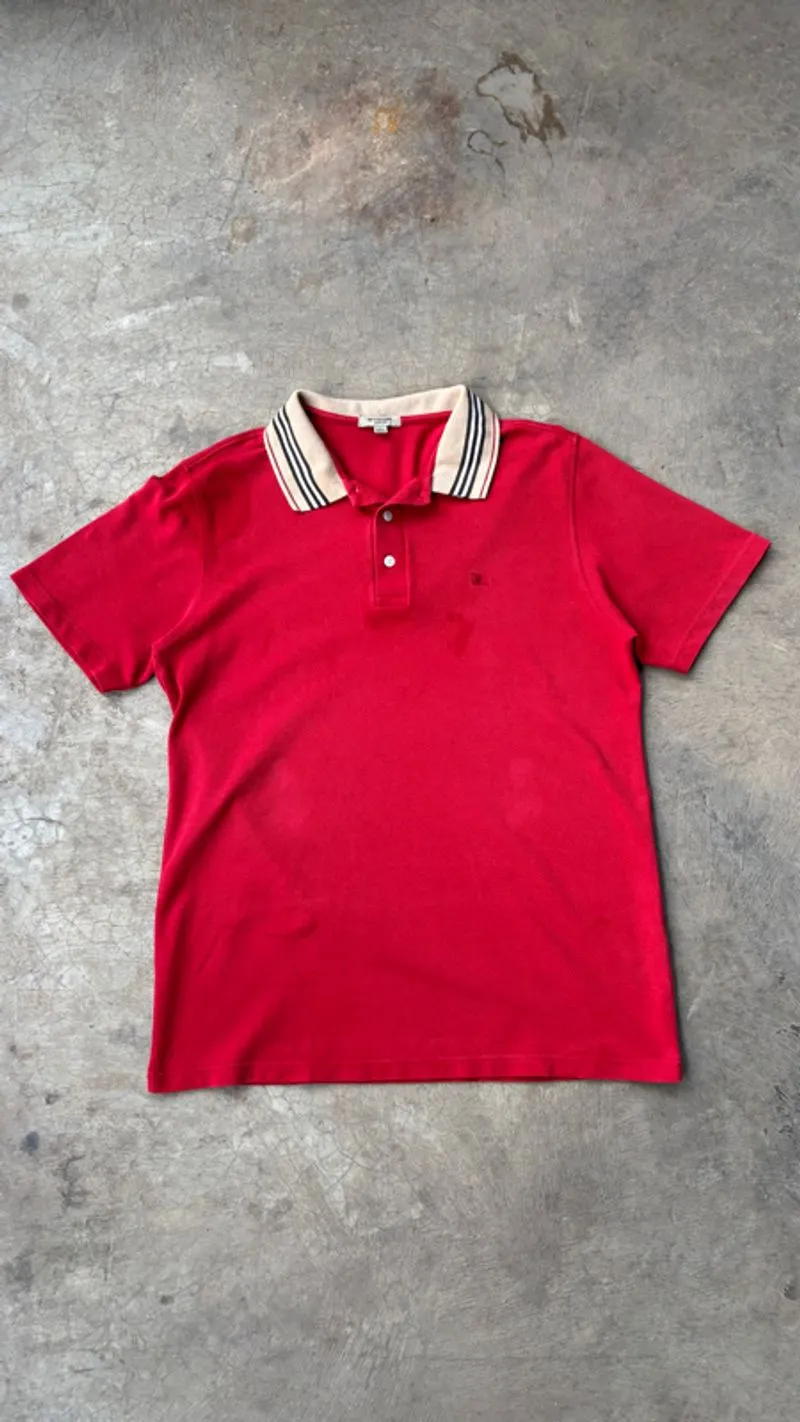 Burberry Nova Polo Shirt Red photo 1