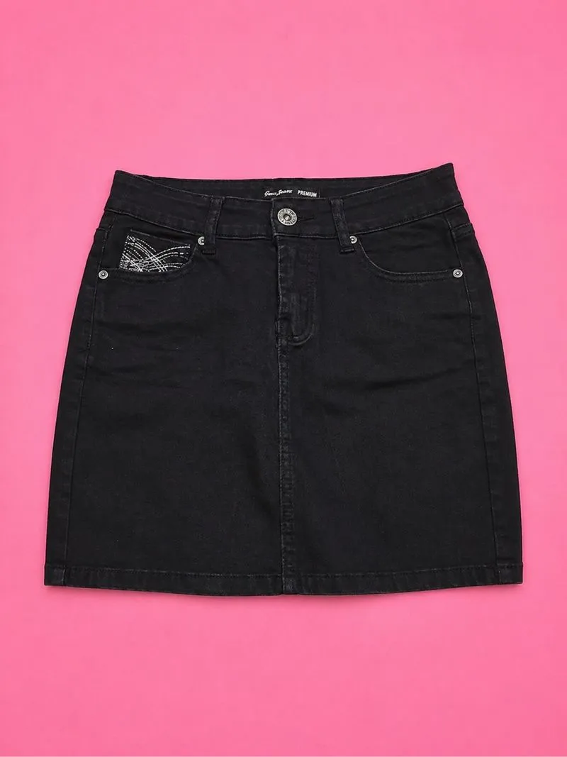 Rok Guess Jeans Black Mini Skirt photo 1
