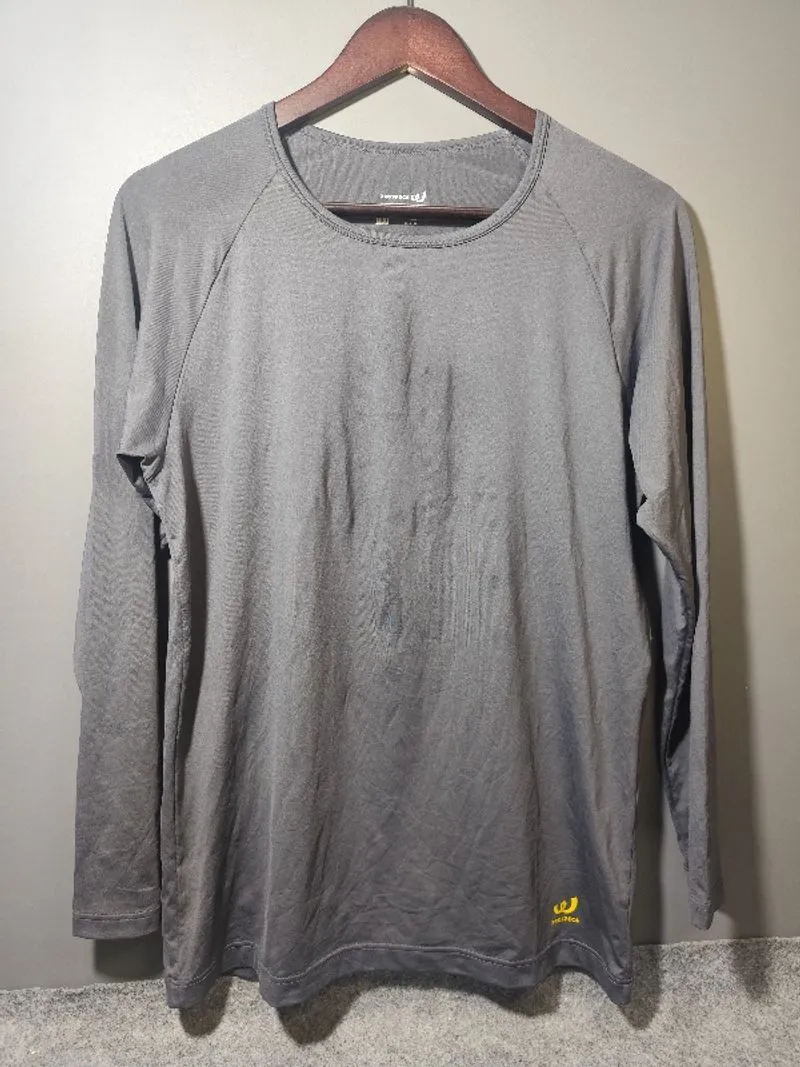 Baju Olahraga Hiking PROSPECS Unisex Warna Abu Tua photo 1