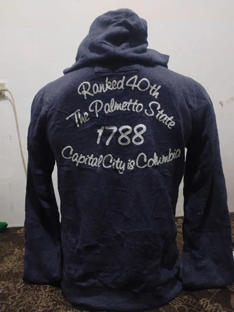 Hoodie Bikers zipper back number bordir keren photo 1