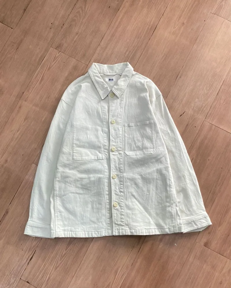 OUTERWEAR STREETWEAR STYLE UNIQLO CANVAS CHORE JACKET photo 1