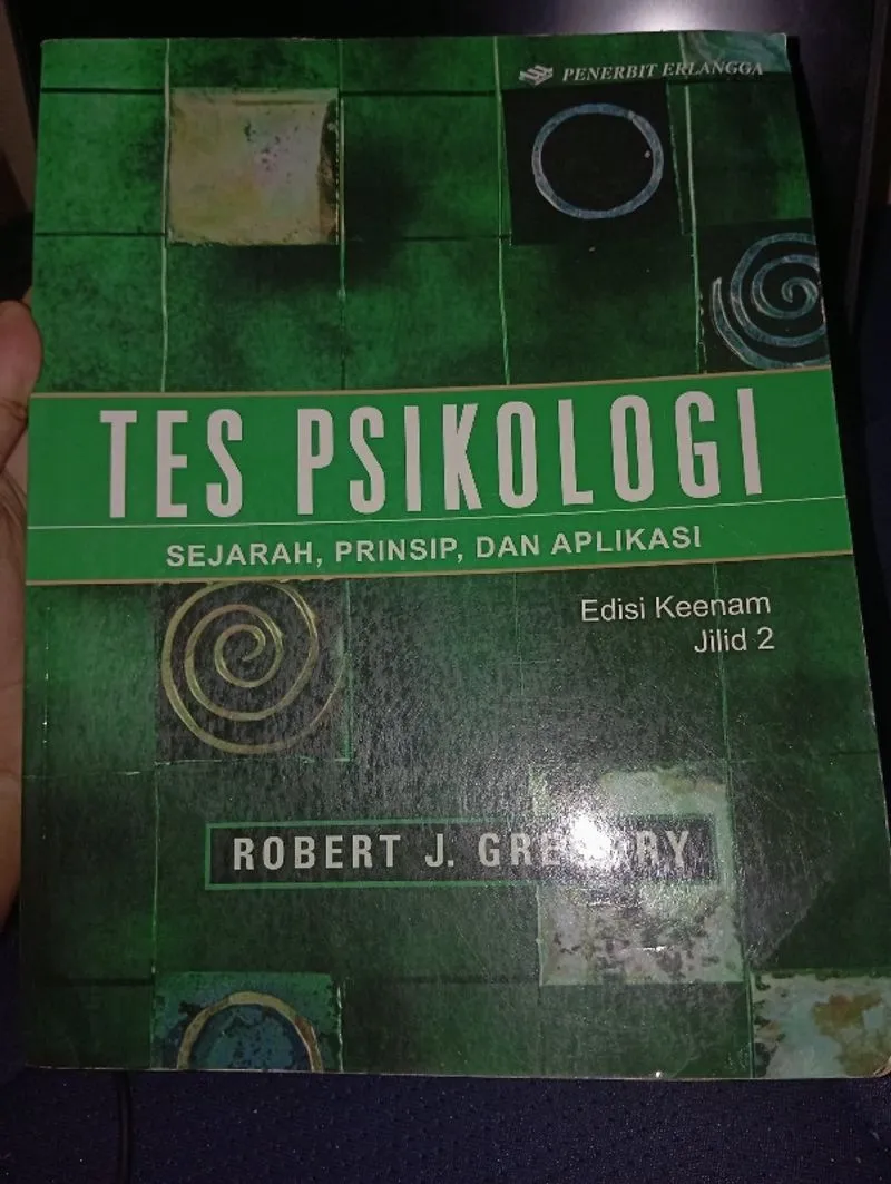 Buku Tes Psikologi Robert J. Gregory Jilid 2 photo 1