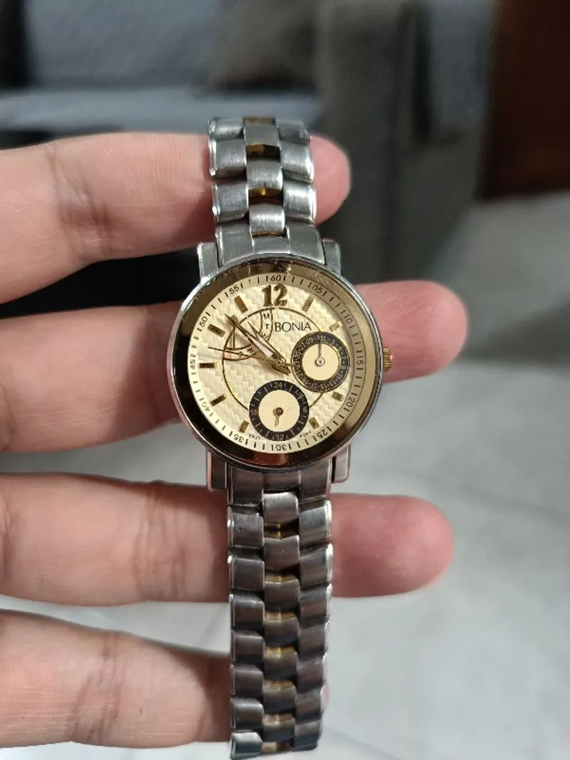 Jam Tangan Stainless Steel Bonia BN294 kondisi normal photo 1