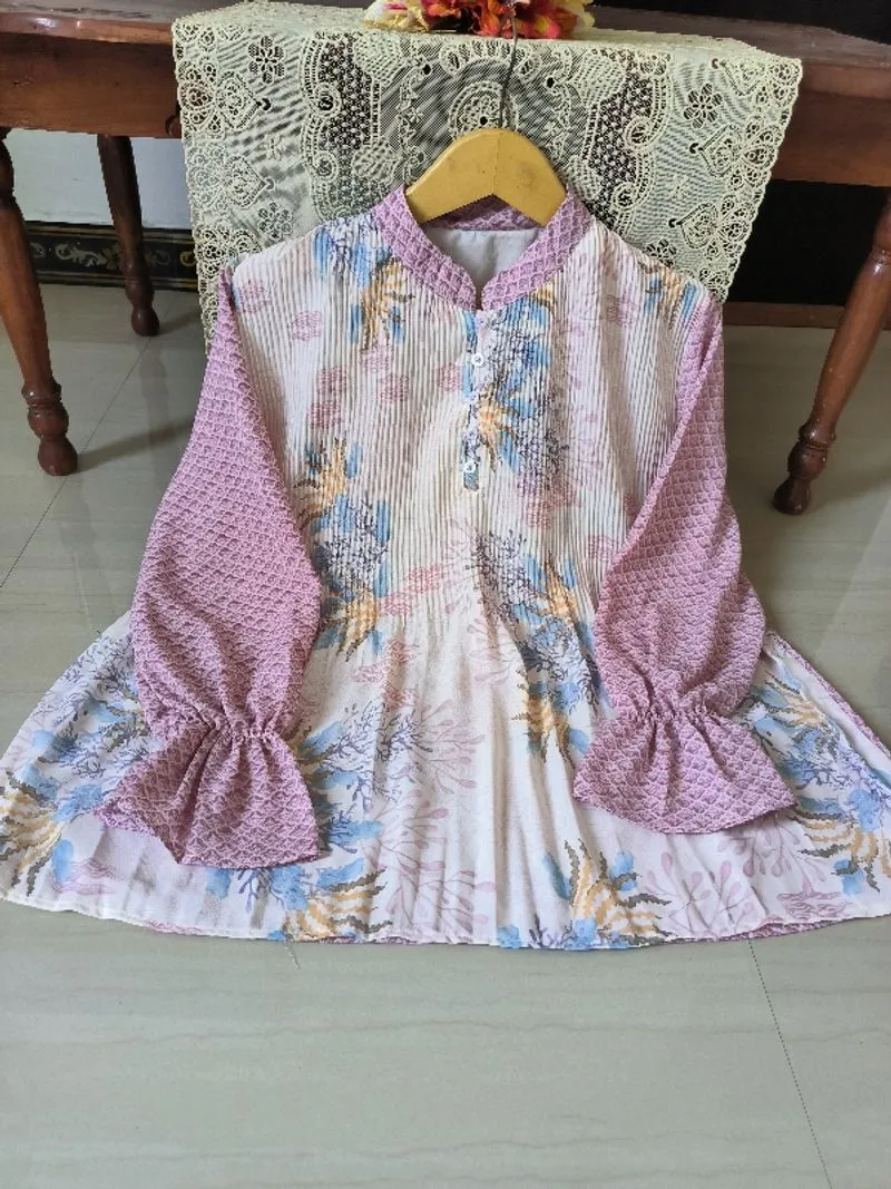 LEVIA OVERSIZE BLOUSE LD 120 | KEMEJA JUMBO PLISKET photo 1