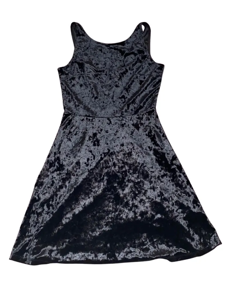 H&M velvet sleeveless dress photo 1