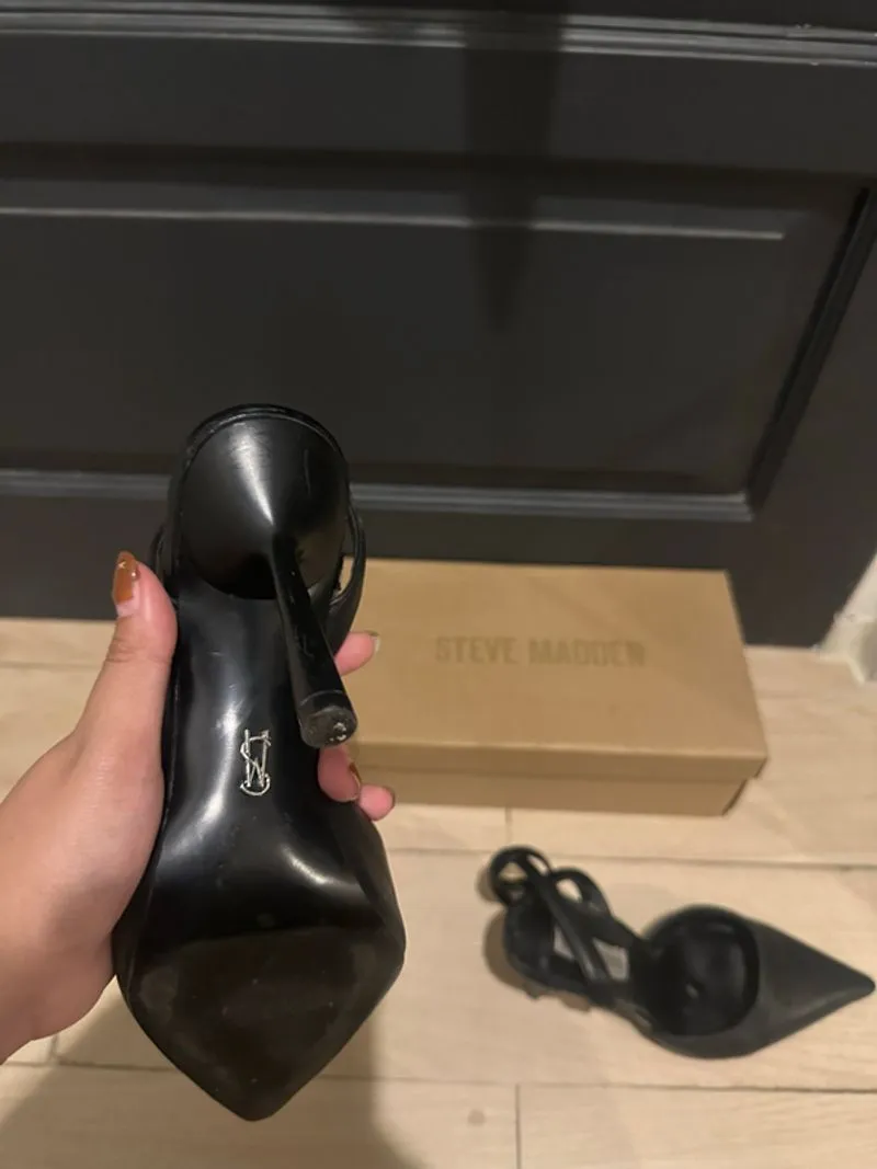 Steve Madden Heels Hitam hak Tebal - Bekas Mulus photo 1