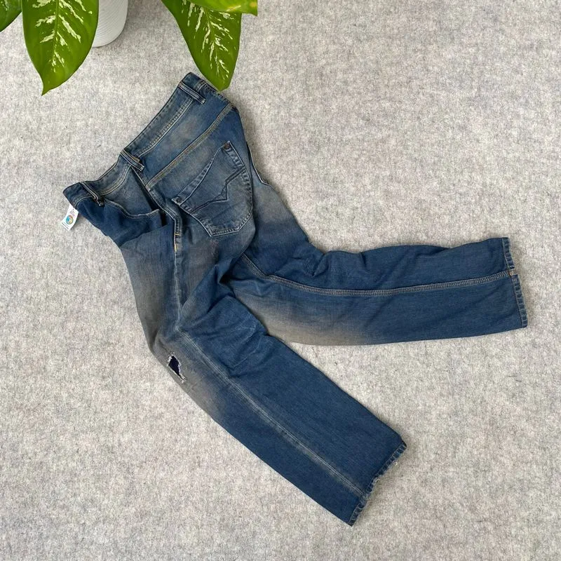 Long pants denim diesel industries  krooley vintage ripped photo 1