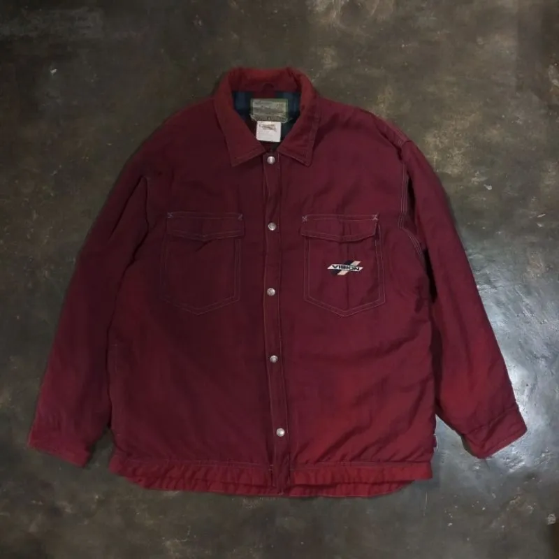 90's Vintage Vision Streetwear Double Pocket Jacket photo 1