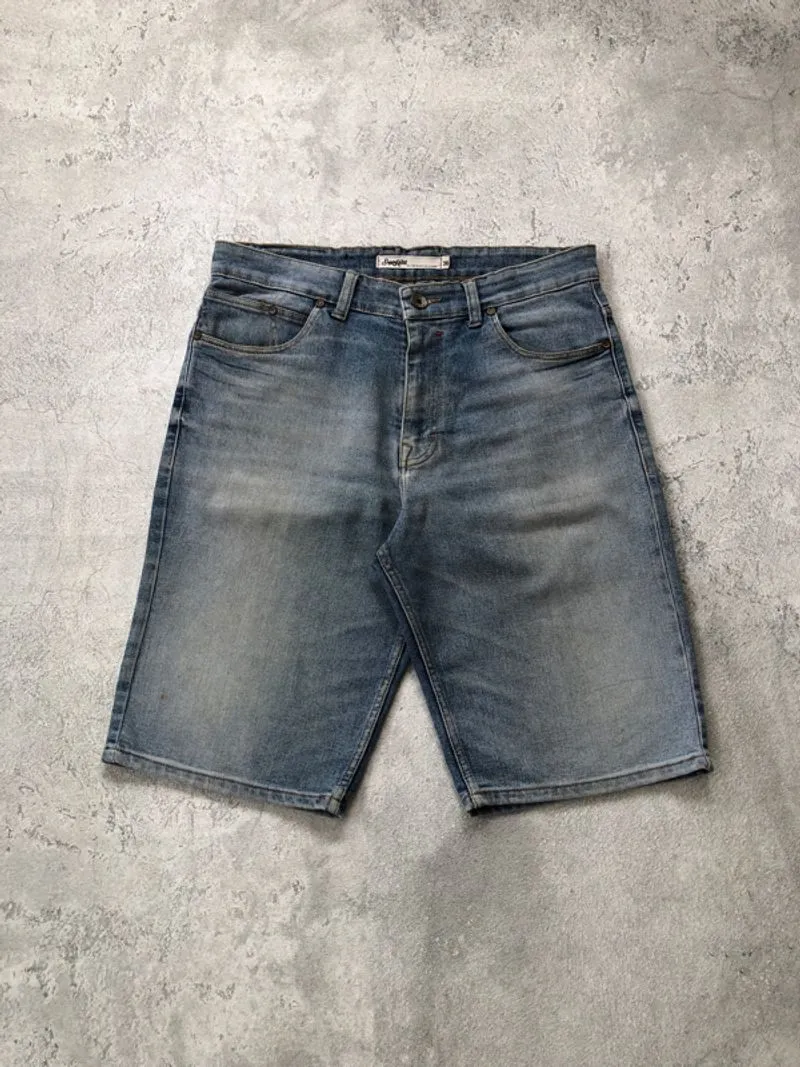 Superhard Faded Blue Jorts photo 1