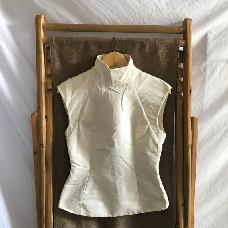 Rick Owens Vest Wanita white photo 1