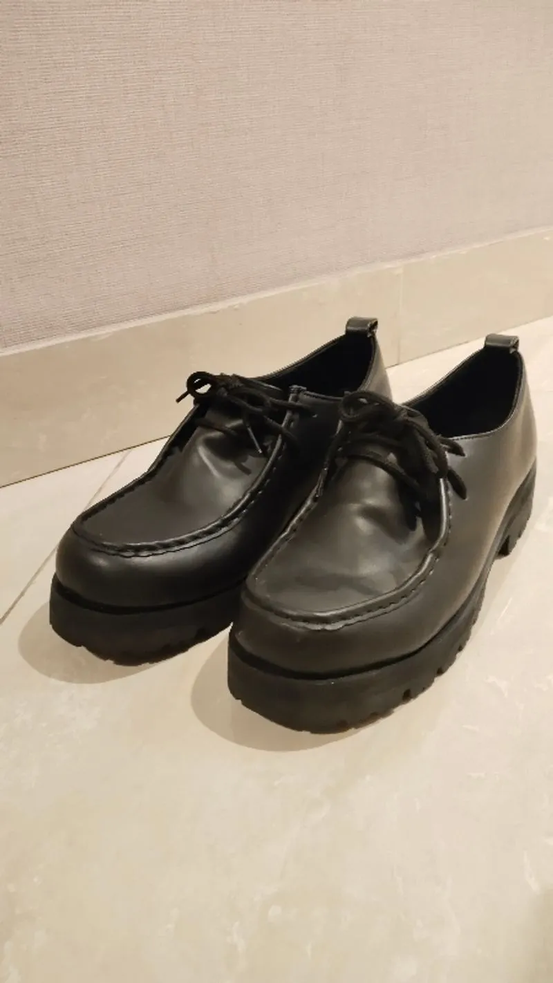 derby shoes black size 41
korean look
 photo 1