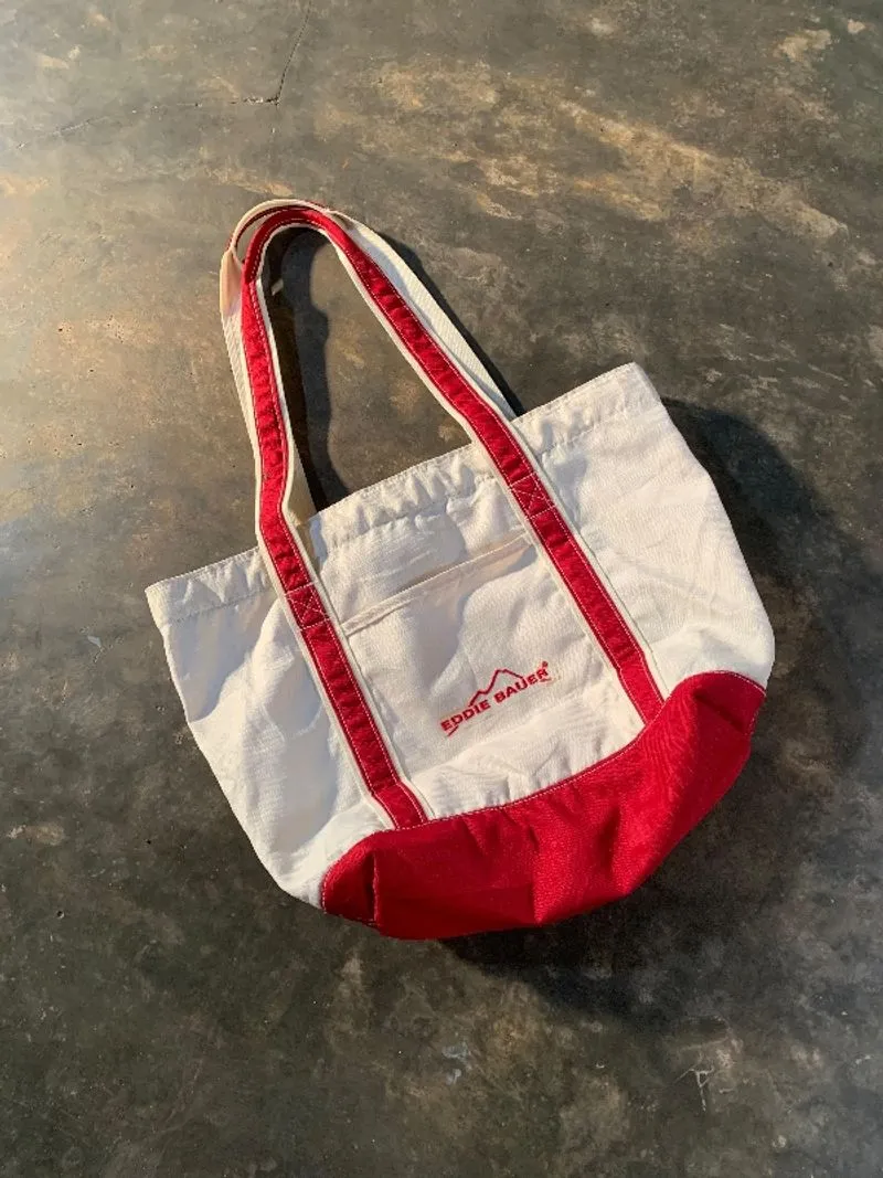 Vintage boat and tote eddie bauer amekaji photo 1