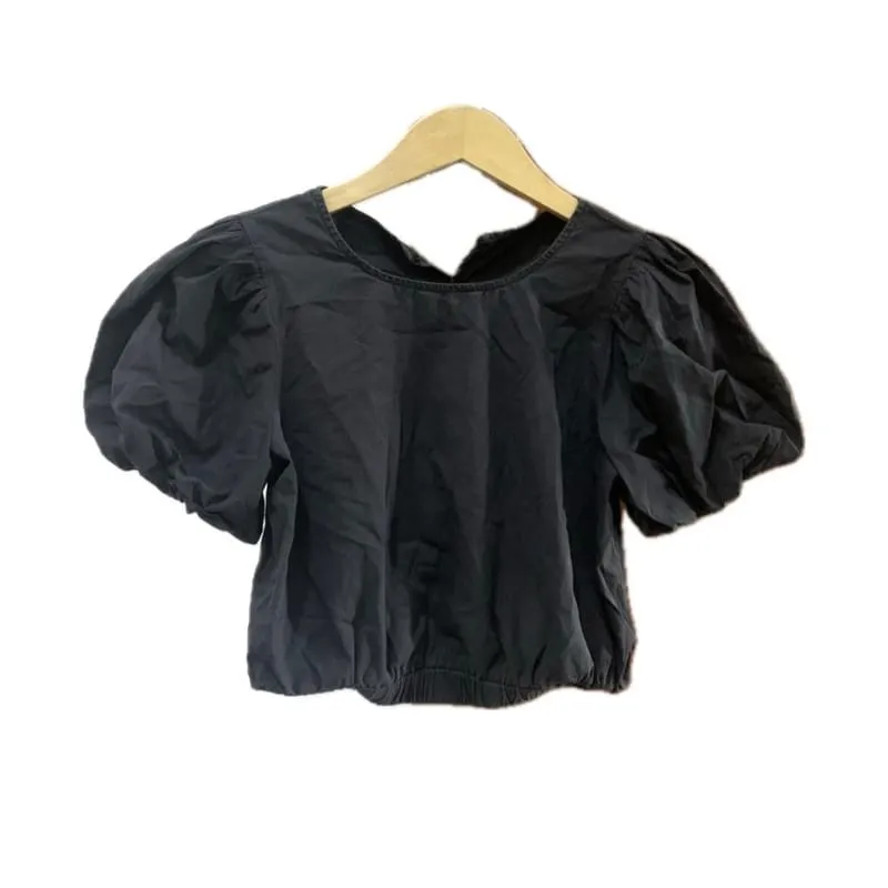 Lolita Fairy Blouse Wanita black gray photo 1