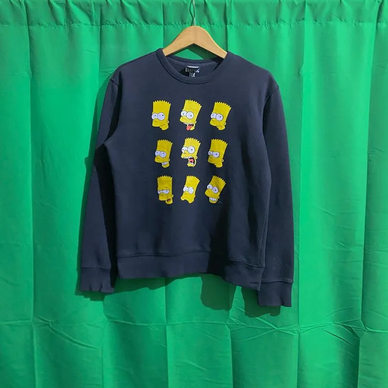 Crewneck The Simpsons X Spao - Size M fit S - Sweater hitam photo 1