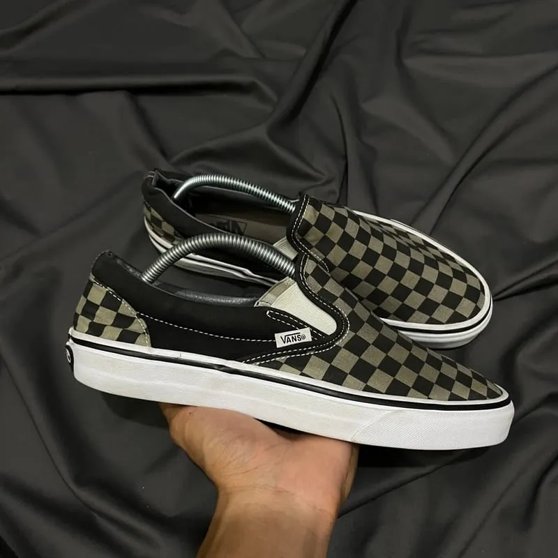VANS Indie Casual Sneakers Pria black gray photo 1