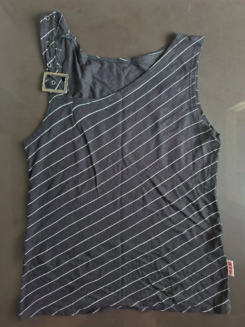Black Stripes Tank Top photo 1