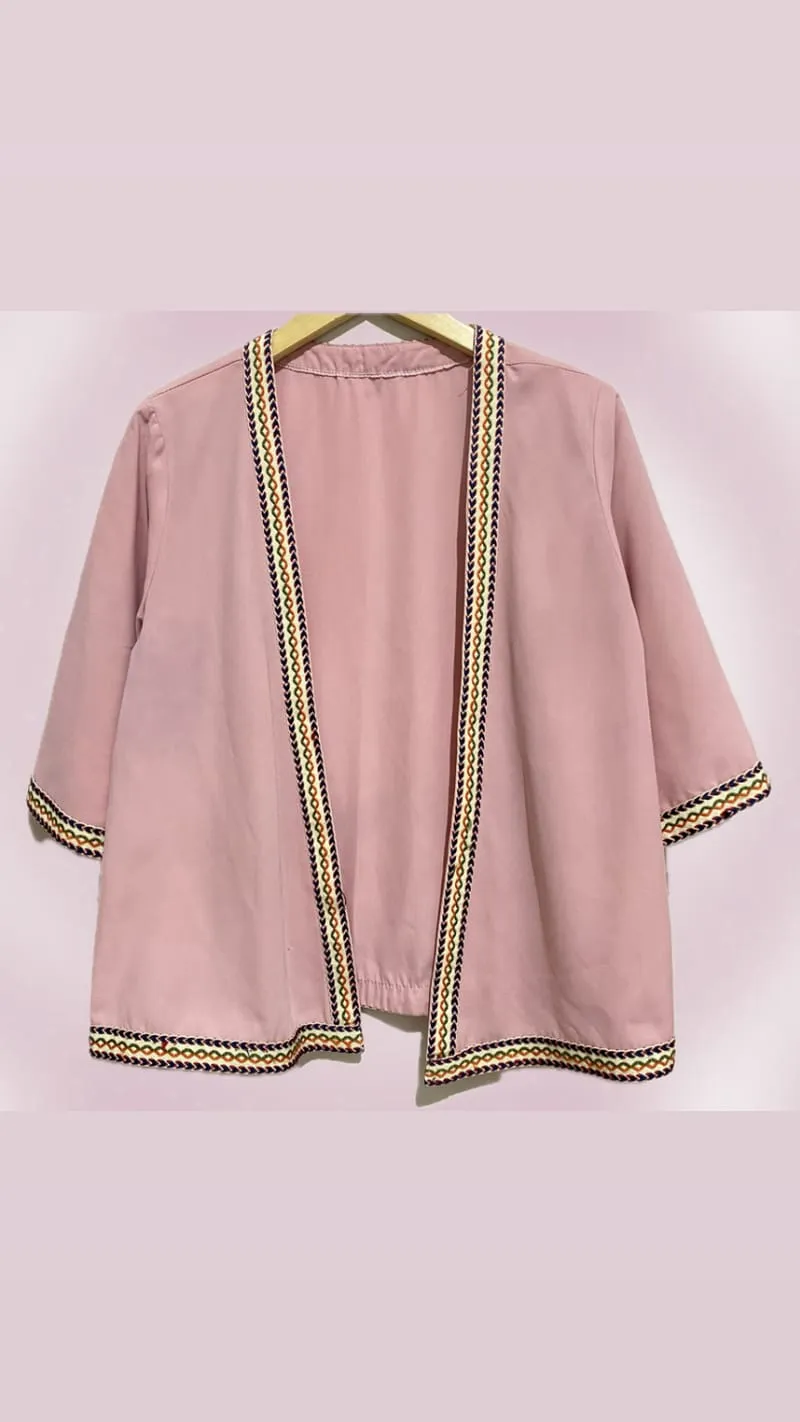 Fairy Casual Cardigan Wanita pink photo 1