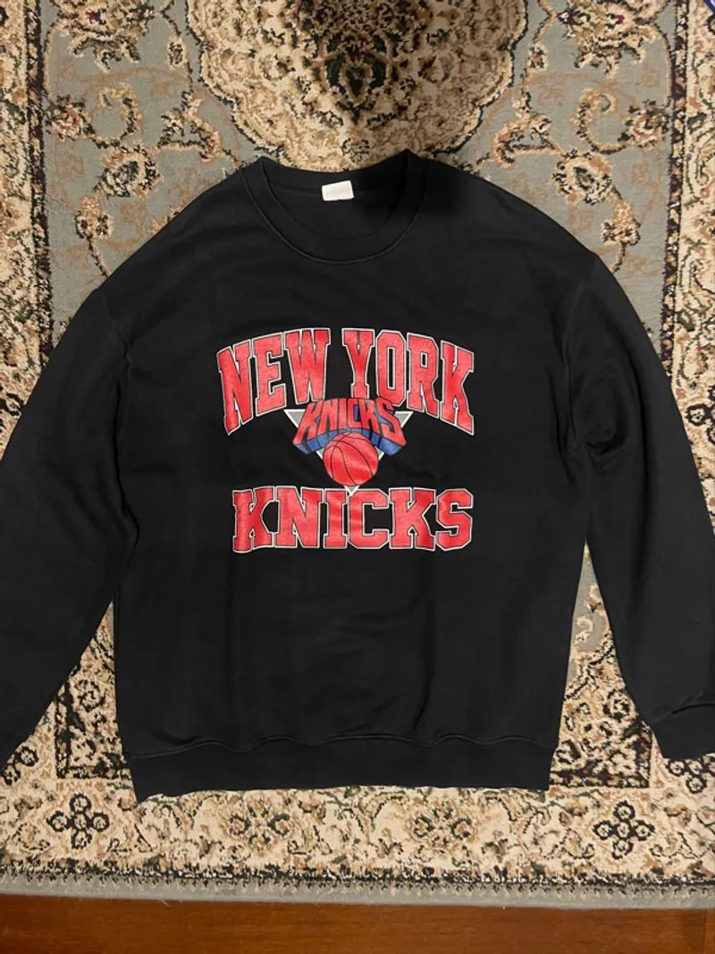 new york knicks black sweater photo 1