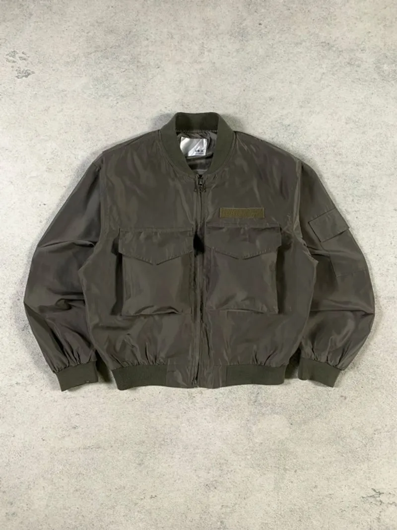 bomber big pocket boxy fit military jacket by GG : S photo 1