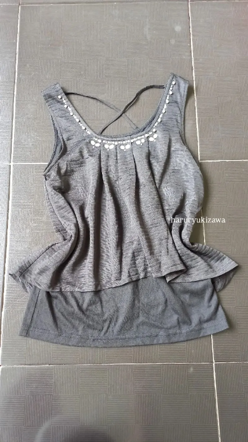 tanktop y2k, emo, gothic, alt, coquette, fairy, dkk photo 1