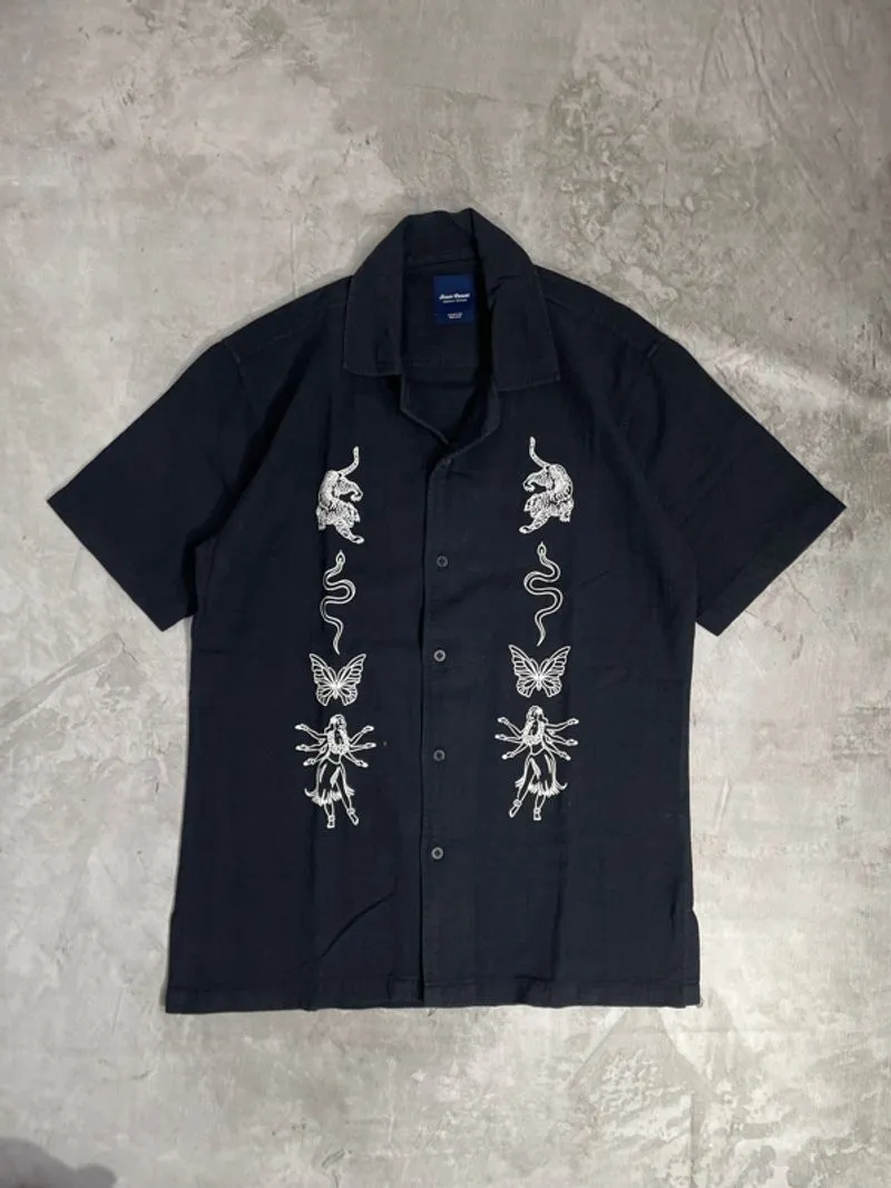 Inner Casual Open Collar Shirt Pattern   photo 1