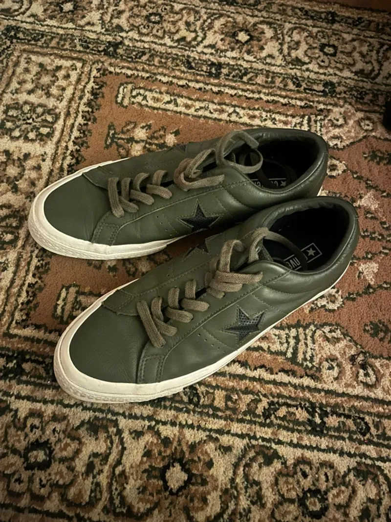 Converse One Star Perforated leather 158467C photo 1
