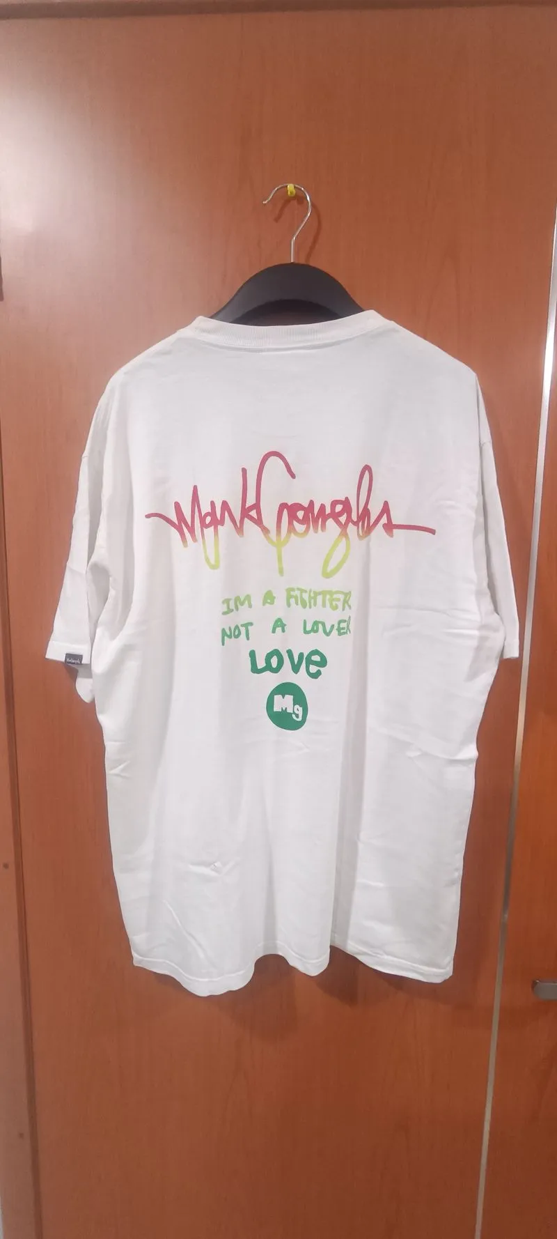 MARK GONZALES IM A FIGHTER NOT A LOVER WHITE photo 1