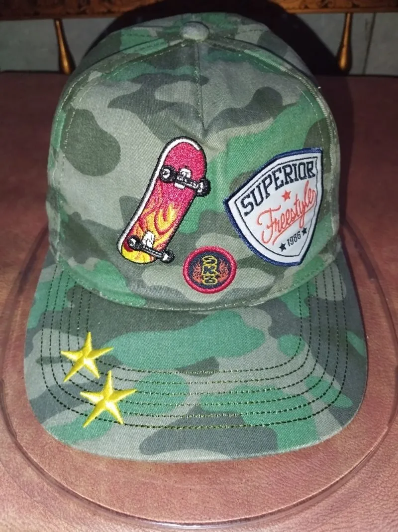 Superior Freestyle Skateboards Camo Snapback photo 1