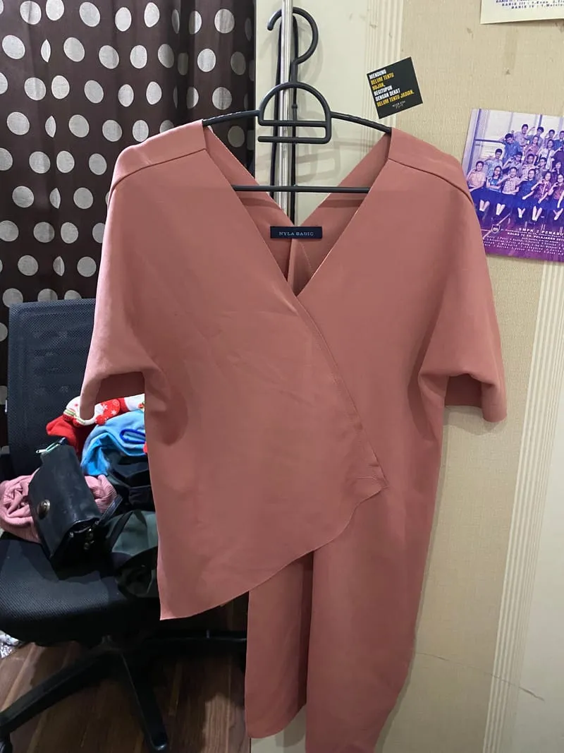 Casual Blouse Wanita pink photo 1