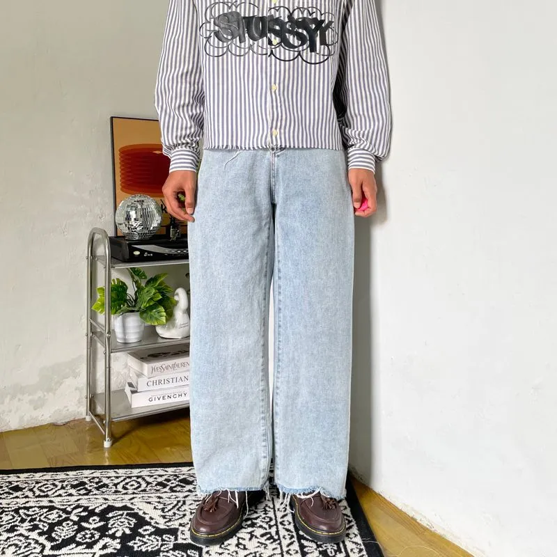 Denim lightblue baggy jeans loose fit photo 1
