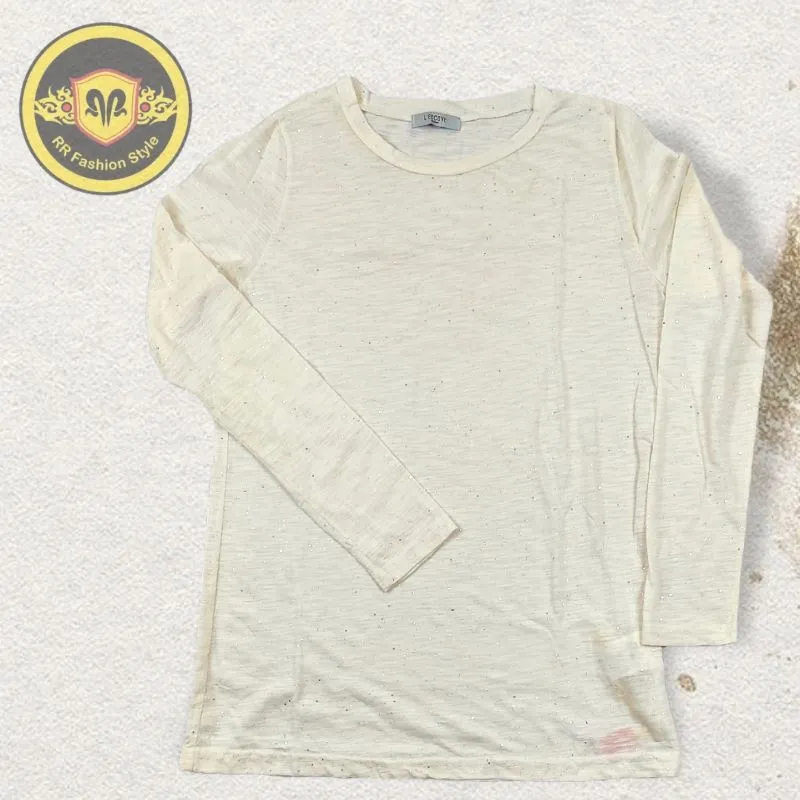 L'ECCOVE Kaos Putih Wanita Lengan Panjang photo 1