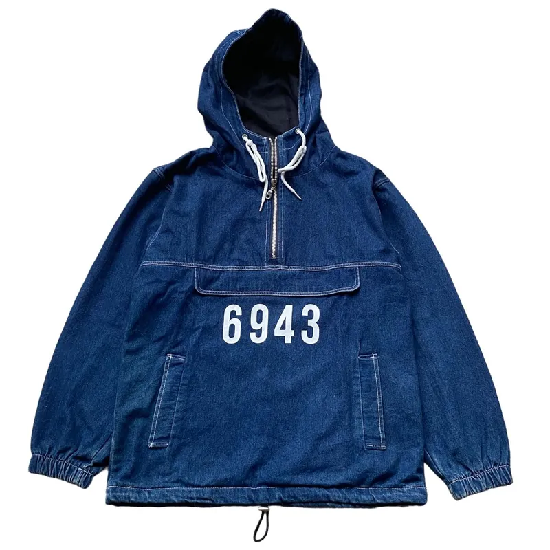 Denim jacket Pria navy blue photo 1