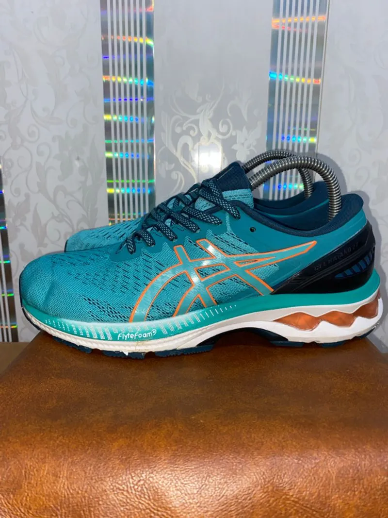 Sepatu Olahraga Lari Running Asics Gel Kayano 27 Techno Cyan photo 1