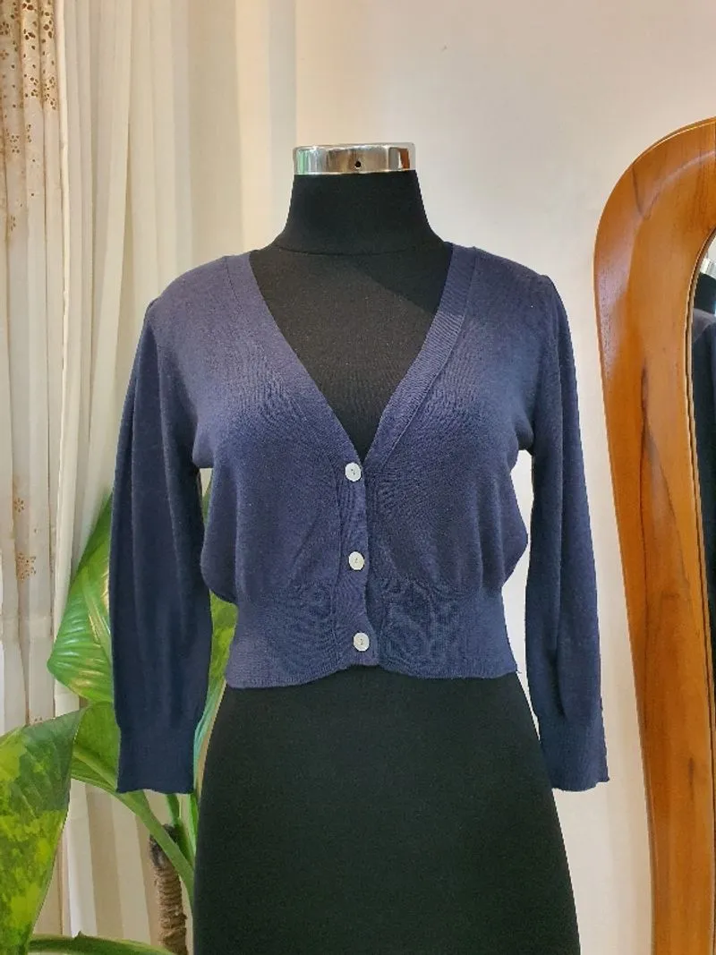 CARDIGAN NAVY photo 1