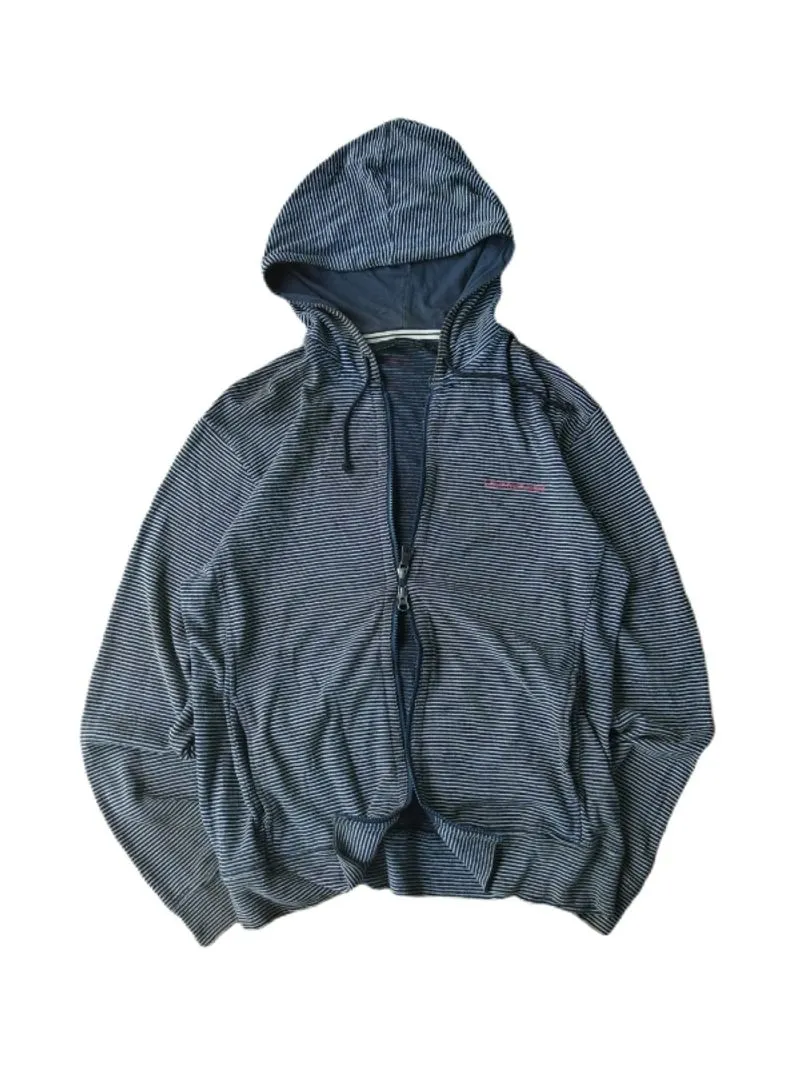 Calvin Klein stripe Hoodie double zipper photo 1