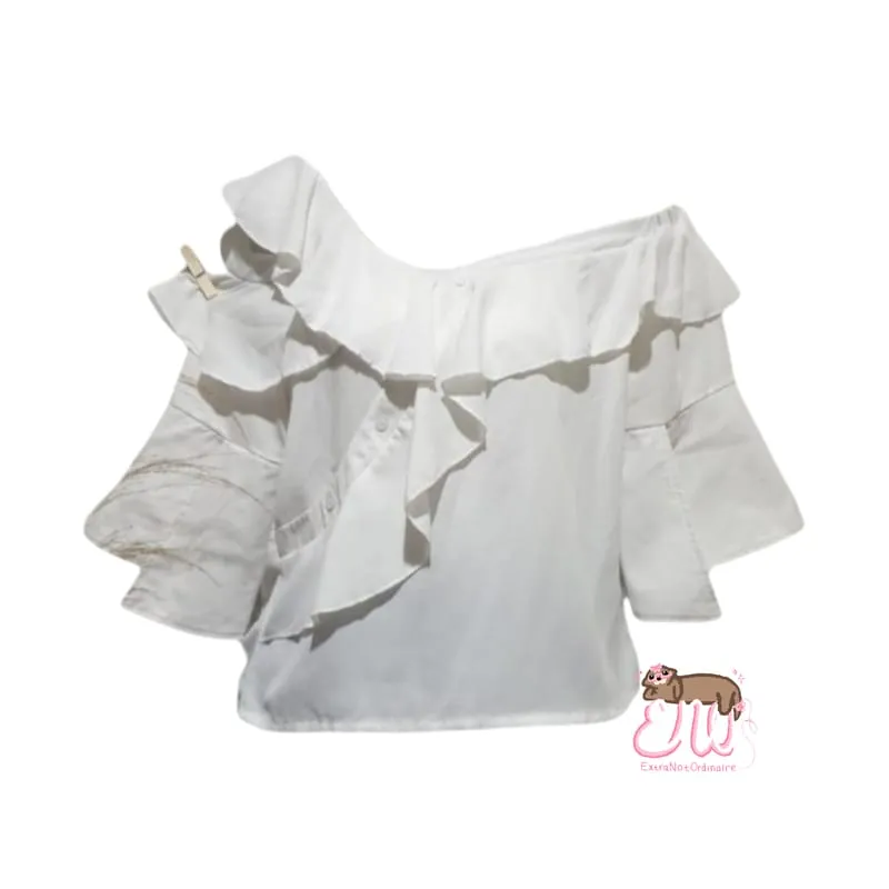 Lolita Fairy Blouse Wanita white photo 1