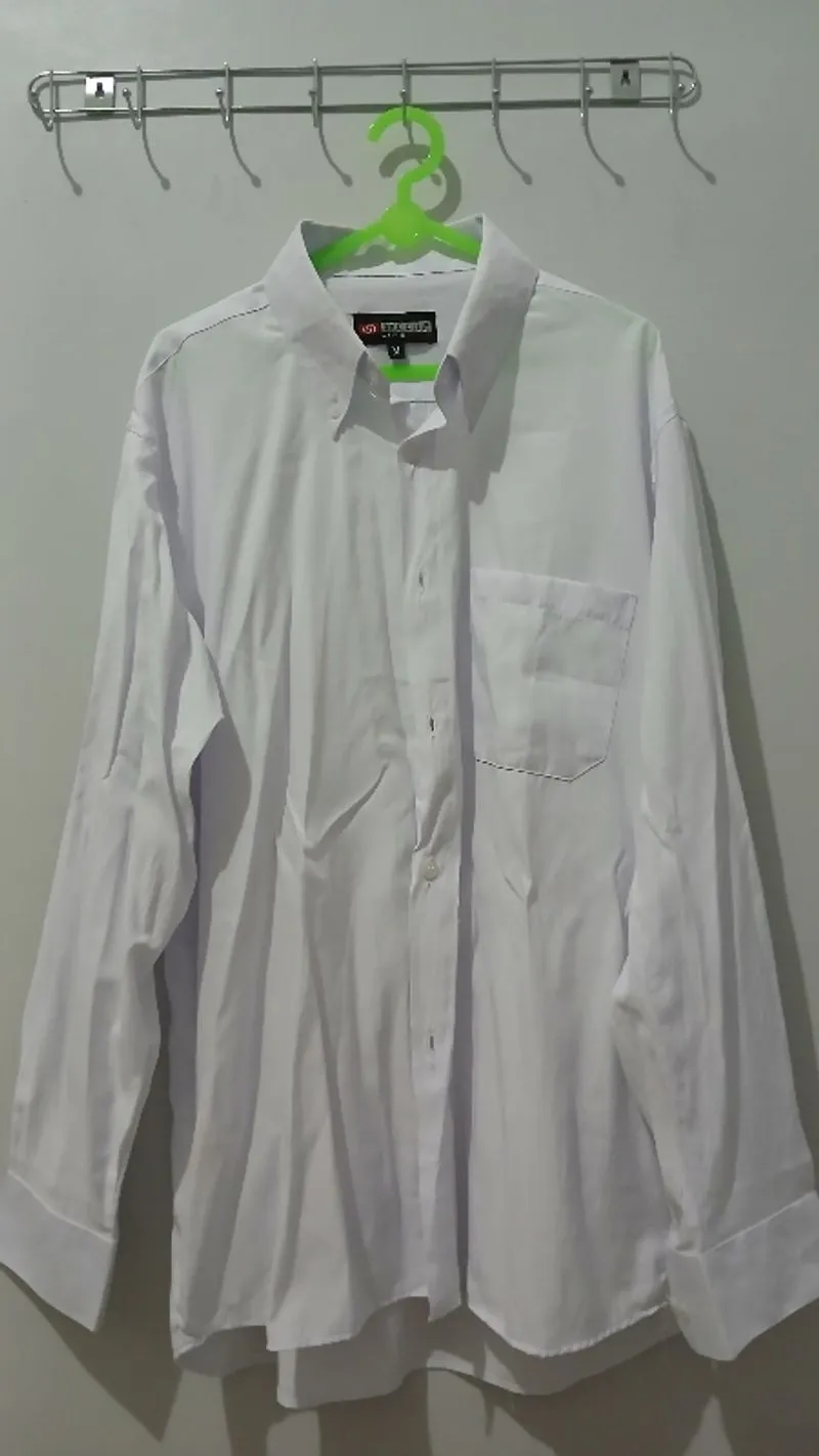 Kemeja Putih Unisex (Cewek & Cowok) photo 1